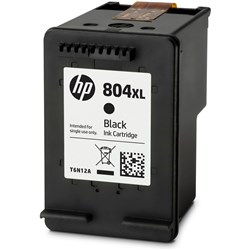  HP 804XL Ink Cartridge High Yield Black T6N12AA 