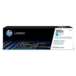  HP 202X LaserJet Toner Cartridge High Yield Cyan CF501X 