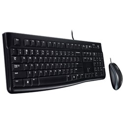  Logitech MK120 USB Wired Keyboard and Mouse Combo 