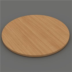  OM Round Meeting Table Top Only 600 Diameter x 25mmH Beech 