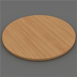  OM Round Meeting Table Top Only 900 Diameter x 25mmH Beech 