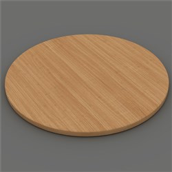  OM Round Meeting Table Top Only 1200 Diameter x 25mmH Beech 