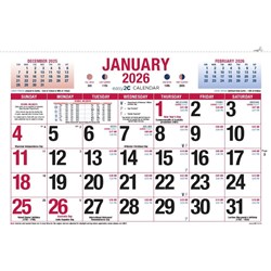  Easy-2C Wall Calendar 324 x 220mm Month To View 0 