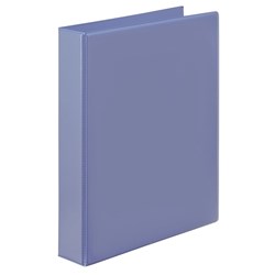  Marbig Clearview Insert Binder A4 2D Ring 25mm Purple 0 