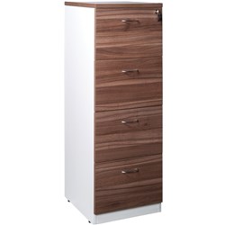  OM Premier Filing Cabinet 4 Drawer 468W x 510D x 1320mmH Casnan and White 