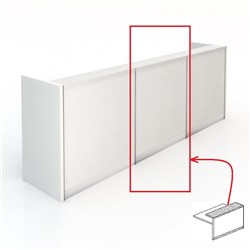 GOP - KENT RECEPTION COUNTER - W 1100 x D 690 x H 