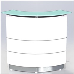  Polaris Reception Counter 920W x 805D x 835mmH Gloss White 