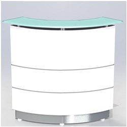  Polaris Reception Counter 900Wx 900D X 1120mmH Gloss White 
