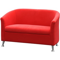 GOP - OPERA LOUNGE - W 1250 x H 680 x D 690mm - Red Fabric