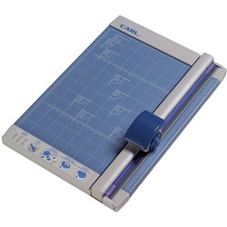  Carl RT200 Paper Trimmer A4 10 Sheet Capacity Silver/Blue 0 