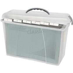  Crystalfile Carry Case 18L Foolscap Clear 0 