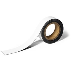  Durable Magnetic Labelling Tape 40mm x 5m White 0 
