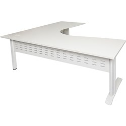  Rapidline Rapid Span Corner Workstation 1800/1200W x 700D x 730mmH White/White 