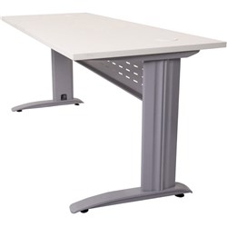  Rapidline Rapid Span Straight Desk 1200W x 700D x 730mmH White/Silver 
