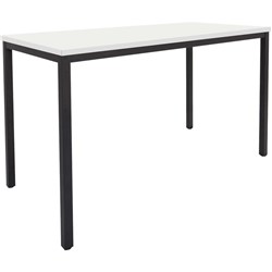  Rapidline Drafting Height Table 1500W x 750D x 900mmH White Top Black Frame 