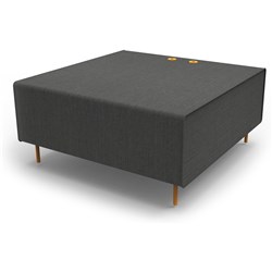 RAPIDLINE FLEXI LOUNGE SINGLE SEAT MODULE Charcoal Ash