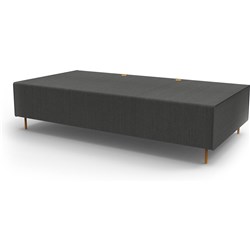 RAPIDLINE FLEXI LOUNGE TRIPLE SEAT MODULE Charcoal Ash