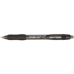  Papermate Profile Gel Pen Retractable 0.7mm Black 