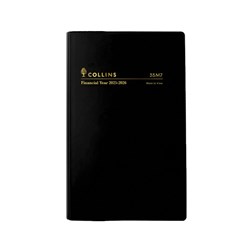  Collins Financial Year Diary B7R Week To View Black 