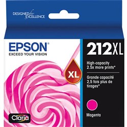  Epson 212XL Ink Cartridge High Yield Magenta 