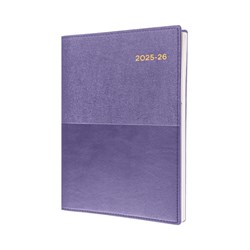  Collins Vanessa Financial Year Diary A5 Day to Page Purple 