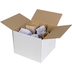 (CUM-7111) - CUMBERLAND SHIPPING BOX - Regular Whi