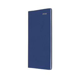 Collins Belmont Pocket Diary B6/7 Slimline Week To View Landscape Navy 