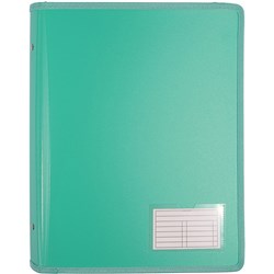  Bantex Zipper Binder A4 2D 25mm Green 