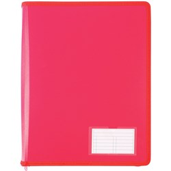  Bantex Zipper Binder A4 2D 25mm Melon 