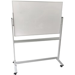  Quartet Penrite Premium Mobile Whiteboard 1500 x 900mm White/Silver 