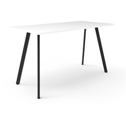  Rapidline Eternity High Bar Table 1500W x 750D x 1050mmH White Top Black Frame 