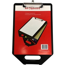  Stat Clipboard A4 Storage Black 0 