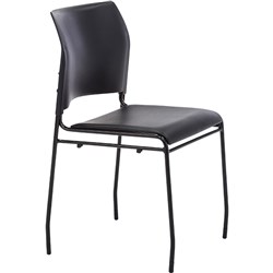 (560-3-3) - BURO MAXIM 4 LEG CHAIRBLACK POWDERCOAT