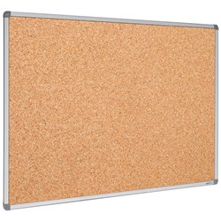Visionchart Cork Pinboard - Aluminium Frame - 1200x1200mm