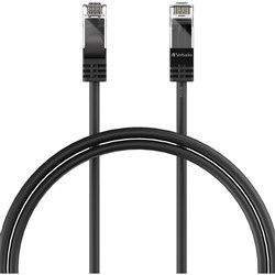  Verbatim Cat 6 Ethernet Cable 1 Metre Black 