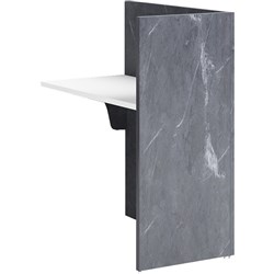  Sorrento Reception Counter Return Only 900W x 600D x 1150mmH Marble Charcoal 
