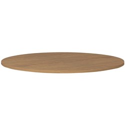  OM Premier Round Meeting Table Top Only 1200 Diameter x 25mmH Regal Walnut 