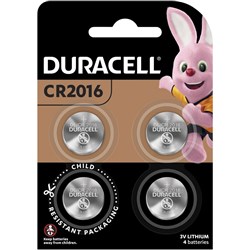  Duracell Speciality Lithium Button Battery 2016 Pack Of 4 