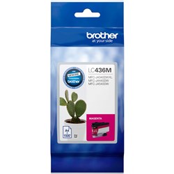  Brother LC-436M Ink Cartridge Magenta 