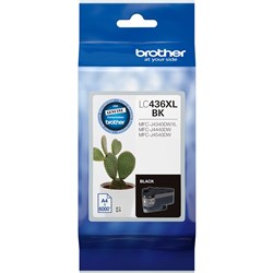  Brother LC-436XLBK Ink Cartridge High Yield Black 