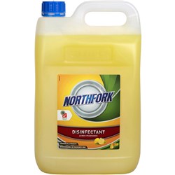  Northfork GECA Commercial Strength Disinfectant Lemon Fragrance 5 Litres 