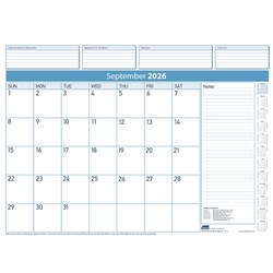  Sasco Deluxe Desk Planner Refill 518 x 317mm Month To View White 
