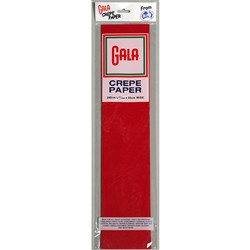  Alpen Gala Crepe Paper 240 x 50cm National Red Pack Of 12 0 