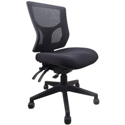  Rapidline Milan Operator Chair Mesh Back Black 0 
