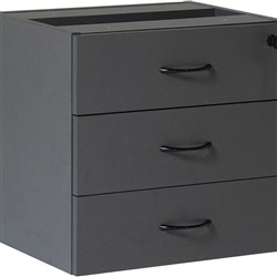  Rapidline Rapid Worker Fixed Pedestal 3 Drawer 465W x 447D x 454mmH Ironstone 