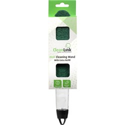  Cleanlink Dish Cleaning Wand With Refill Sponge Green 0 