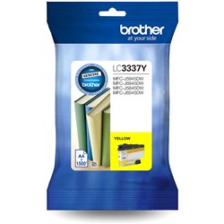  Brother LC-3337Y Ink Cartridge High Yield Yellow 