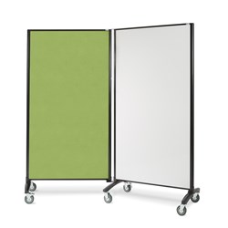 Visionchart Communicate Room - Divider 1800W x 900mmH - Whiteboard & Pinboard Assorted