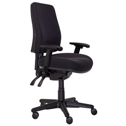 (717A-63) - BURO ROMA HIGH BACK TASKCHAIR 3 LEVER 