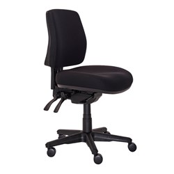 (719-63 -SS) - BURO ROMA Mid Back Task Chair No Ar
